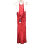 RETROFETE Katerina Sequined Cutout Maxi Dress‎ Coral NWT Small Pink Photo 3