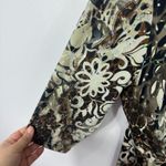 Brittany Black Top Petite PL Abstract Twist Y2K Earthy Glam Boho Indie Stretch Brown Size undefined Photo 3