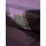 Coach Metallic Bronze Leather Buckle Shoulder Bag Satchel Handbag Purse Photo 9