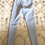 Alo Yoga Airbrush High-Waist Heart Throb Legging Seashell Blue/White M Photo 6