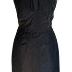 J.Crew  Whitley 100% Silk Dress Womens 4‎ Black Halter Neck Taffeta Elegant LBD Photo 0