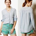 Holding Horses Anthropologie  Chambray Top Small Photo 1