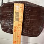 ASOS Brown Croc Embossed Mini Camera Bag Crossbody 5x7” Photo 4