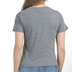 Cinq à Sept Gray Amour Heart Tee sz Medium Photo 1