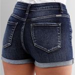 Signature Kurvy Ultra High Rise Short Blue Size 26 Photo 2