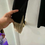 Soft Surroundings  Womens T-Shirt Black Photo 3