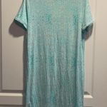 Women's Honeydew Teal/Light Green Floral Pajama Dress Size Small EUC #6655 Photo 3
