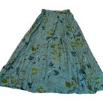 Coldwater Creek  vintage plant floral maxi skirt Photo 0