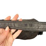 Liz Claiborne Vintage Leather Woven Hobo Shoulder Bag Photo 4