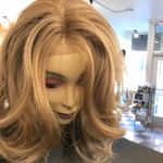 Blonde Mix Wig Lacefront Swisslace Long Loose Curl Photo 2