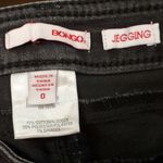 Bongo Black High Waist Button Up Denim Jegging Black Photo 5
