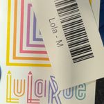 LuLaRoe  Blue Gold Metallic Elegant Collection Midi A-Line LoLa Skirt Size M NWT Photo 5