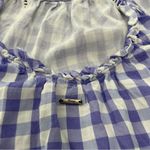 Maaji Seersucker Magnolia Short Dress Purple White Size M Photo 7