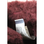 UGG  Australia Women's Black Leather Burgundy Sheepskin Foldover Boots‎ Size 7.5 Photo 9