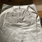 LIKE NEW midi khaki‎ tie waist Boden skirt with utility pockets size 16 Tan Photo 2