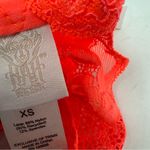 We Are HAH Chi Bralette Fried Salmon Pink Floral Lace Sheer Adjustable XS NEW Photo 9