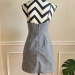 SUPER DOWN belle knot mini dress Black & White Gingham Size Small Photo 2