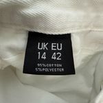 Pretty Little Thing Shorts Womens 31x5 White High Rise Distressed Cut Off Denim Photo 6