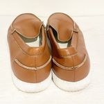 See By Chloe  Size 41/11 Brown Leather Slip On Loafer Rubber White Sole Photo 2