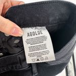 AGOLDE Carrie Skinny Bermuda Denim Shorts in Stunner Wash Black Women's 24 Photo 7