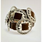 8 Other Reasons  Concho Belt Brown and Silver 43" Photo 11