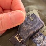 Escada Margaretha Ley Pleated Lined Straight Pencil Skirt Green Size 34 Small Photo 11