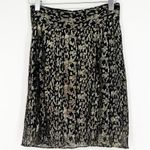 IRO  Jeyna Metallic Gathered Mini Skirt 2 Black Photo 3