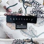 Sanctuary Tilly Flounce Sleeve Floral Blouse in Cream, Size Medium Photo 5