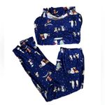 secret treasures  Knit 2 Piece Winter Whimsical Christmas Pajama Set Photo 3
