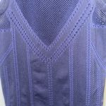 Athleta  Blue Fitted Sleeveless Tank Top Photo 3