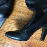 Jimmy Choo  Black Knee-High Leather Boots Photo 1