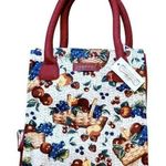 New Longaberger Homestead Collection Fruit Handbag Purse Tote Bag Small Photo 0