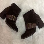 Kork-Ease  Denoon Brown Buckle Suede Bootie B41 Photo 1