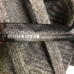 Zara Knit M Lace Up Wool Gray Sweater Size M Photo 3