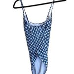 Southern Tide NWOT Gingham Lace Up One Piece Swimsuit Photo 5
