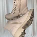 DV by Dolce Vit Women's Cream Lace-Up Ankle Boots Photo 1
