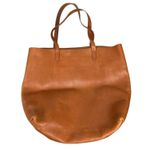 Madewell Women's Brown Vegan Leather Double Strap Travel Tote Hand Shoulder Bag Photo 2