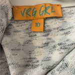 VRG Girl Don't Look Back Black & White Geometric Pattern Dress 10 Photo 13