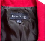 Evan Picone  Blazer Red Pink Button Front Career Business Jacket Size 10 Photo 1
