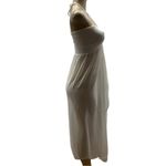 Zury Size S/M White 100% Rayon Strapless Neck Tie Cover Up Dress. Preloved. Photo 2