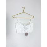 Meshki NWT Lake Lace Cami Crop Top Size Small White Corset Bustier Bridal Photo 3