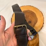 Bisou Bisou  Michele Bohbot genuine tan suede small shoulder purse with leaves Photo 10