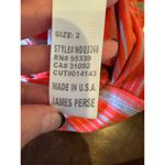 James Perse Standard Tank Top Women Medium Red Striped Racerback Top Athleisure Photo 7