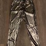 SheIn Prive Elastic High Waist Shiny Skinny Pants Size L Photo 6