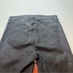 L'Agence L’Agence Marguerite Skinny High Rise Black Noir Silver Glitter Coated Jean 27 Photo 12