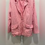 DL1961  Pink‎ Linen Blazer Size M Photo 6