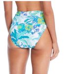 Bleu Rod Beattie  New High Waist Sarong Bikini Bottoms Tropical print Sz 12/L Photo 7