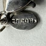 Chico's Beaded Triple Strand Wire Silver Tone Mixed Bead Statement Necklace β¨ Photo 10