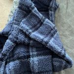 Quarter Zip Sherpa Jacket Blue Size L Photo 2