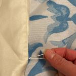 White House | Black Market Cream Silk Ruffle Corset Blouse Photo 4